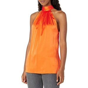 RAMY BROOK WOMEN'S LORI SLEEVELESS HIGH NECK TOP WITH BACK  TIE DETAIL
